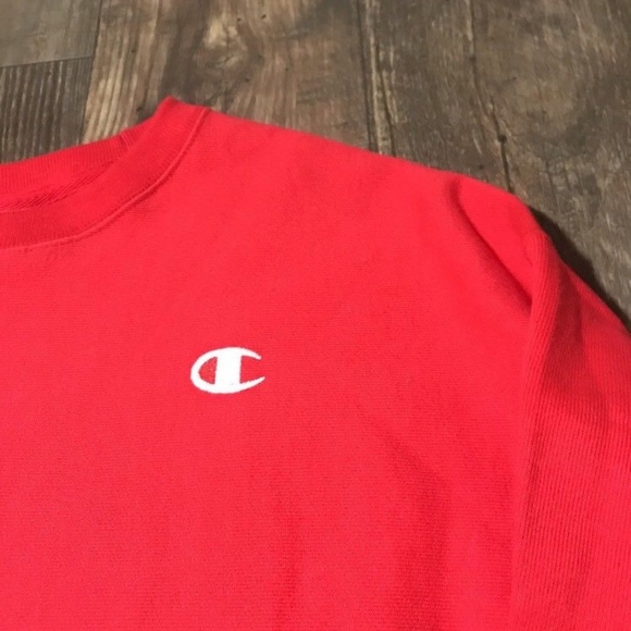 new logo Champion Women's Reverse Weave Crew top - Picture 3 of 5